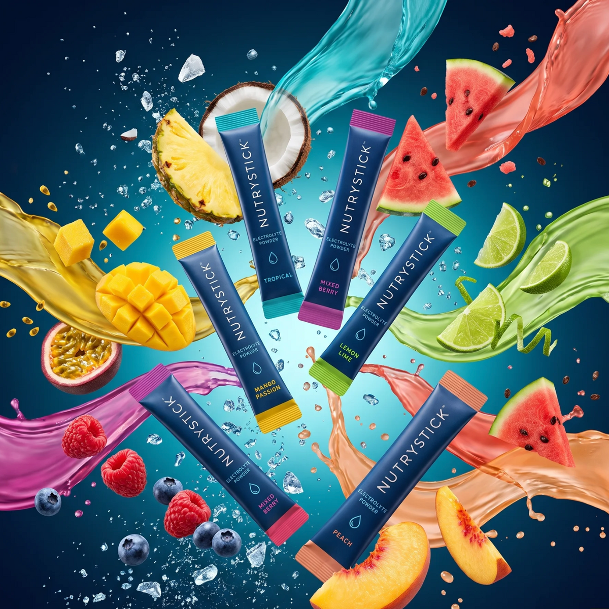 NUTRYSTICK™ |  30 Premium Electrolyte Powder Sticks